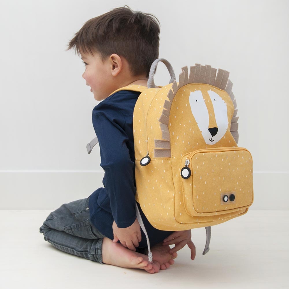 Trixie - Backpack Mr. Lion - Yellow - 12-Inch/30.5cm