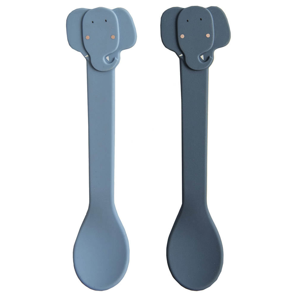 Trixie Mrs. Elephant Silicone Spoon - Pack Of 2