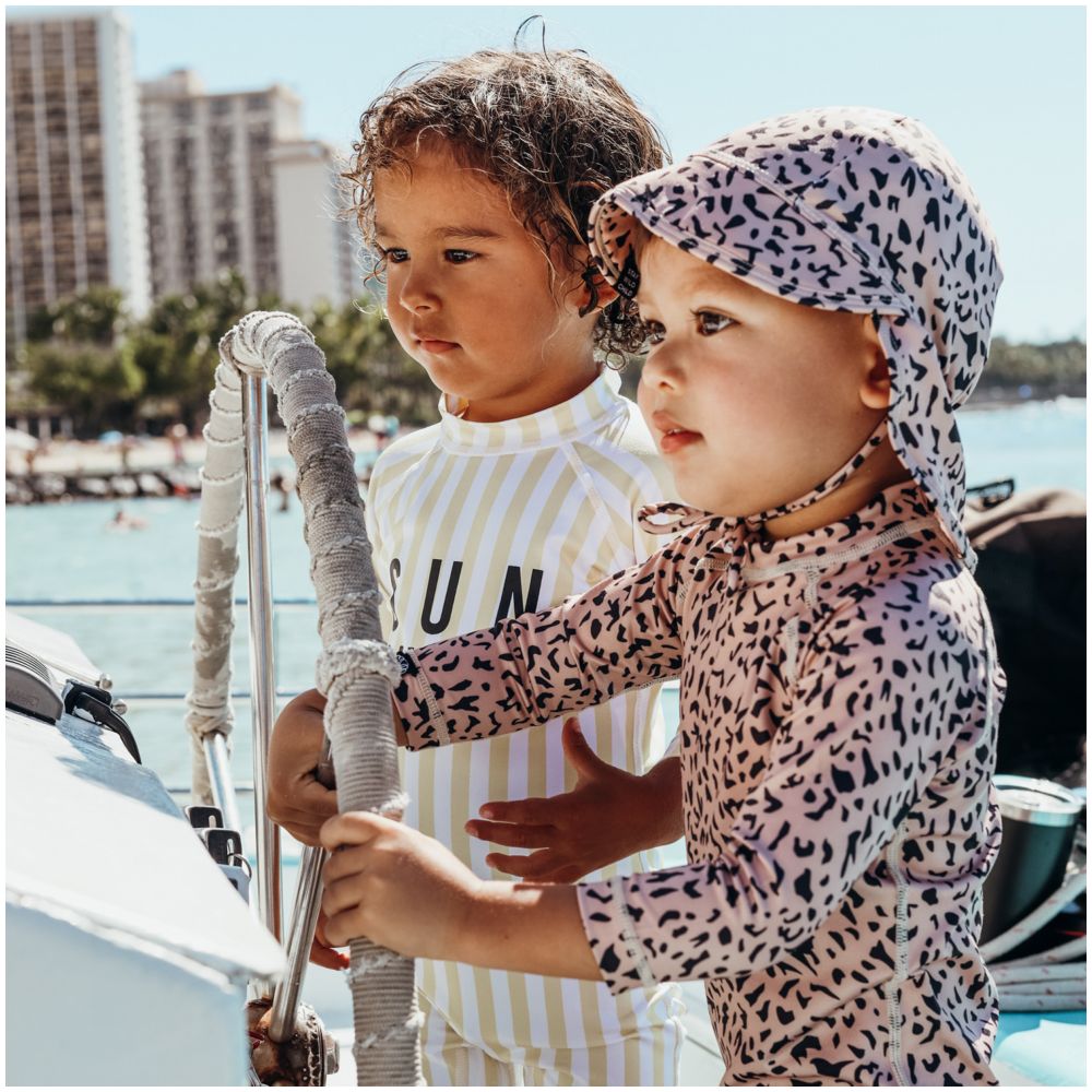 Beach & Bandits Boys' Desert Shark Long Sleeve Baby Swimsuit