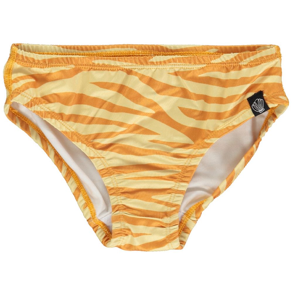 Beach & Bandits Girls' Golden Tiger Bikini Bottoms