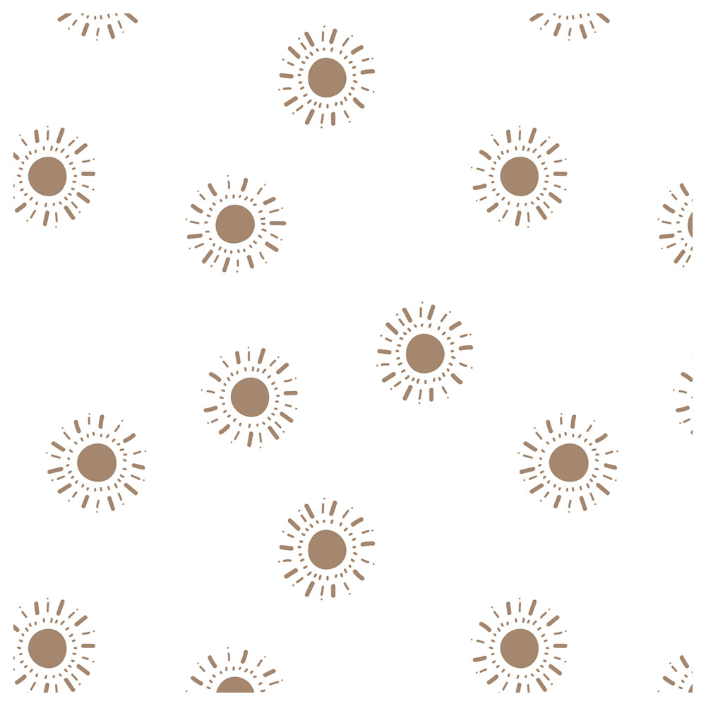 Lulujo - Muslin Change Pad Cover 80 x 40 cm - Suns