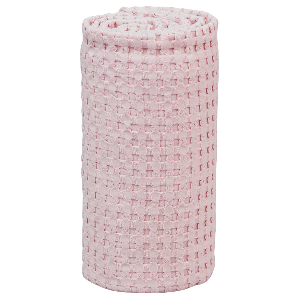 Lulujo - Waffle Blanket 100 x 80 cm - Ballet Slipper