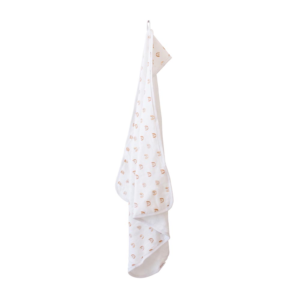 Lulujo - Hooded Towel - Boho Rainbow
