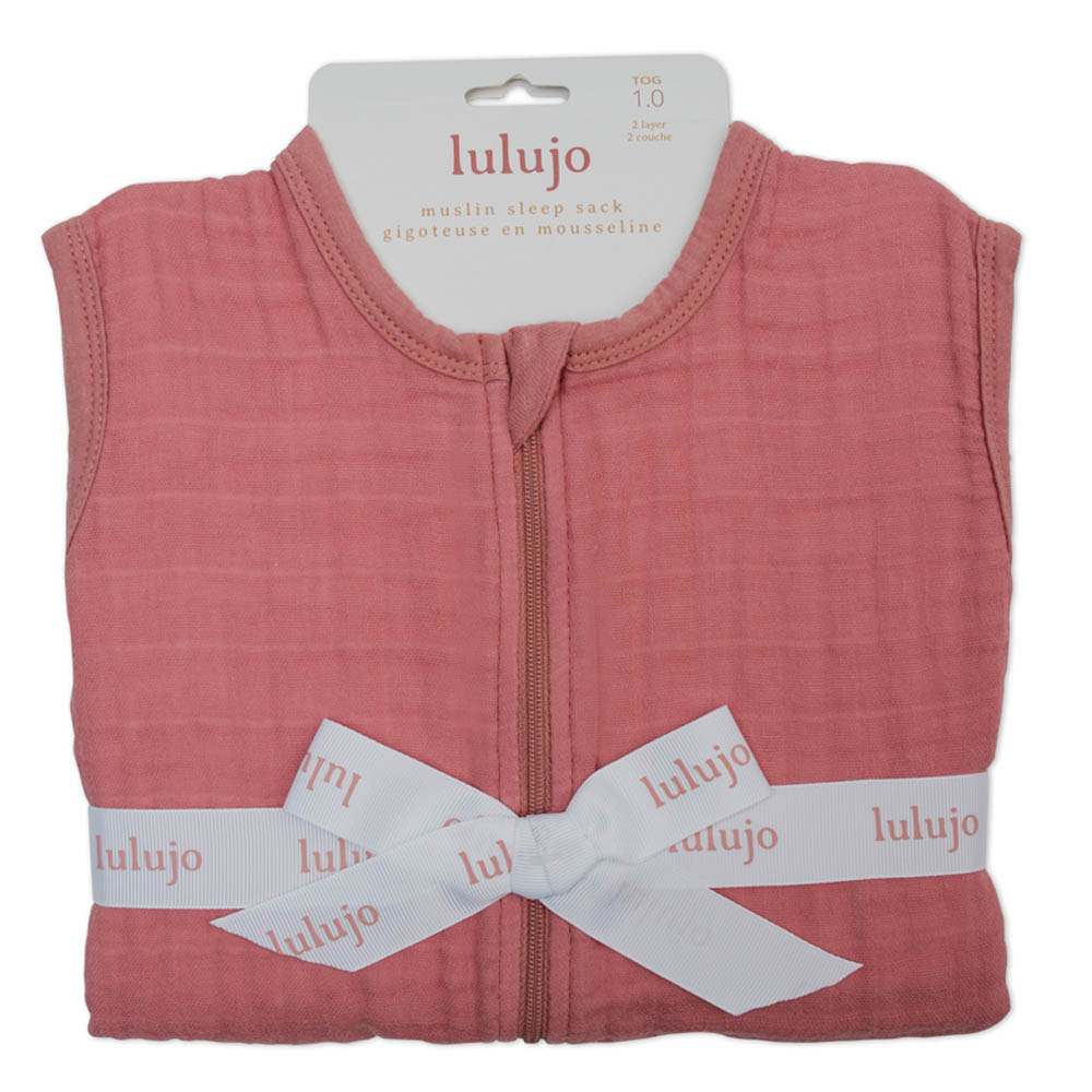 Lulujo - Muslin Sleeping Bag - Rose