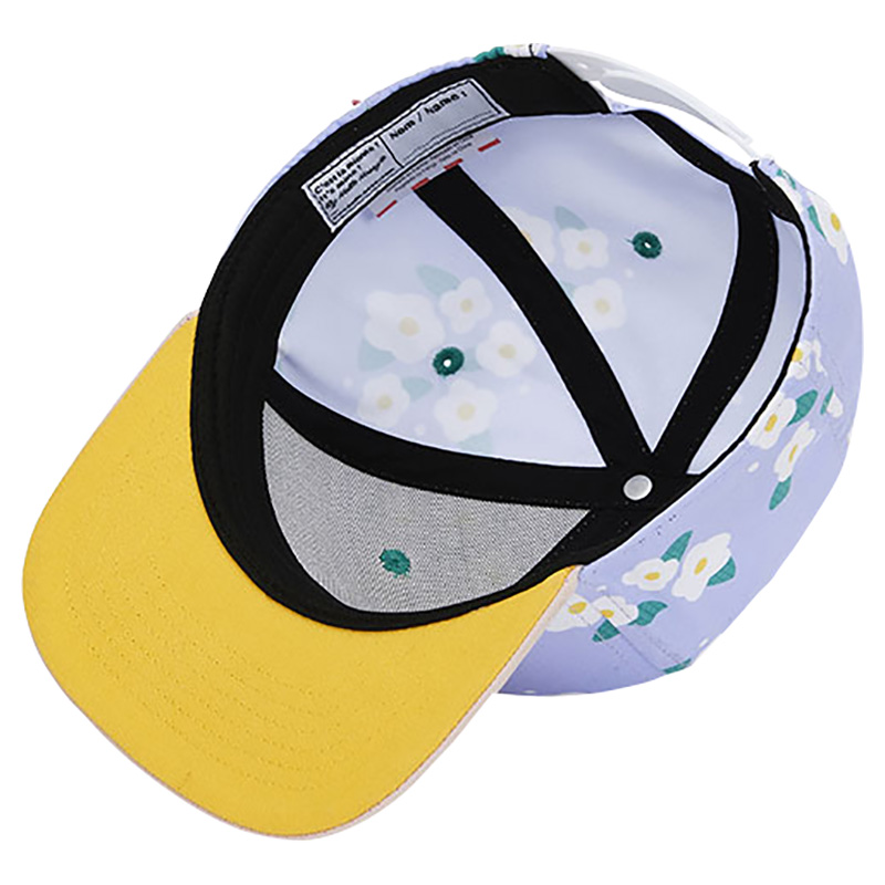 Hello Hossy Girls' Flower Power Flat Cap