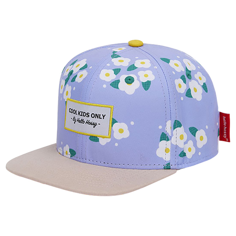Hello Hossy Girls' Flower Power Flat Cap
