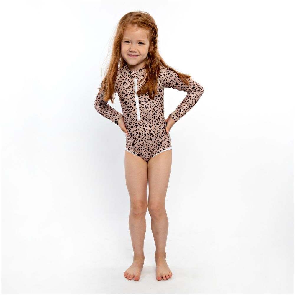Beach & Bandits Boys' Desert Shark Long Sleeve Swimsuit