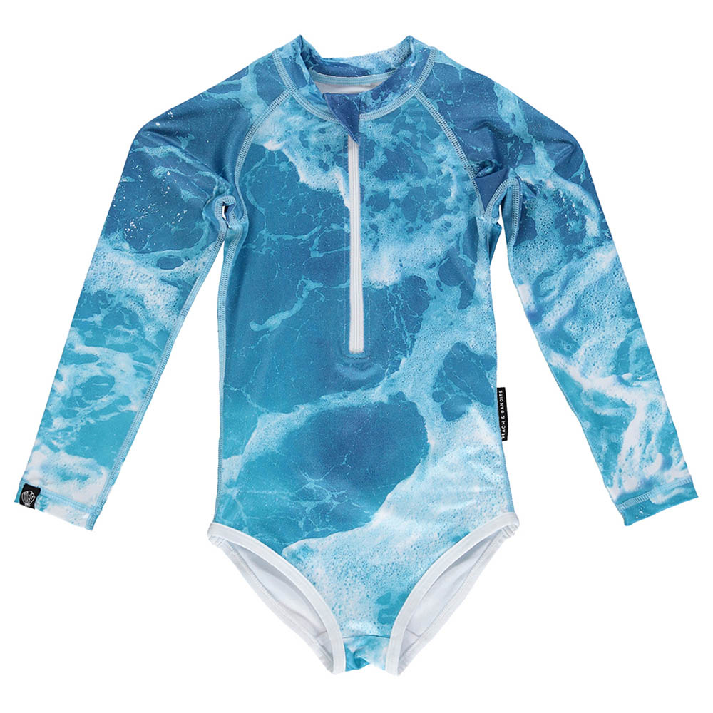 Beach & Bandits Save Our Seas Swimsuit - Blue