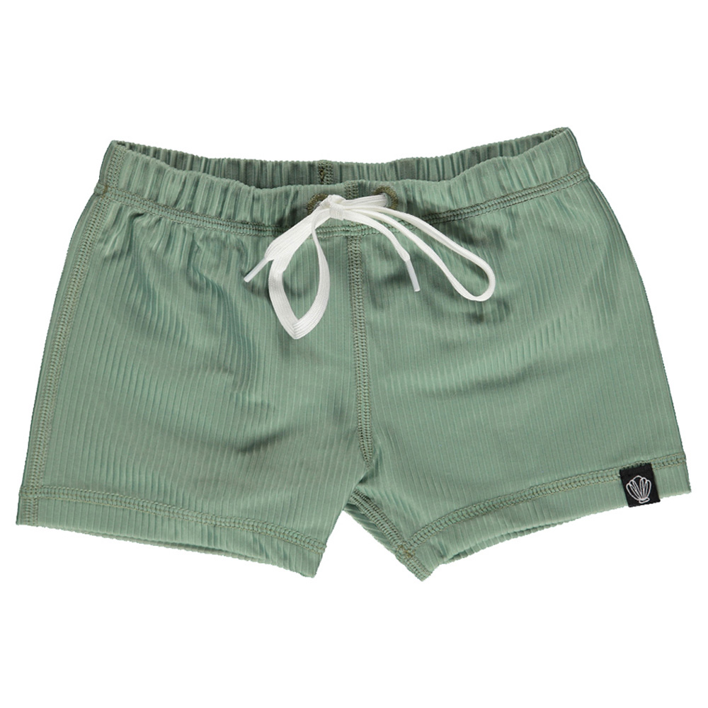 Beach & Bandits Basil Ribbed Swimshort - Green