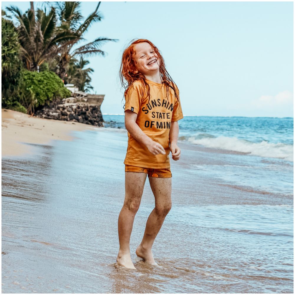 Beach & Bandits Boys' Spread Sunshine Swim Shorts