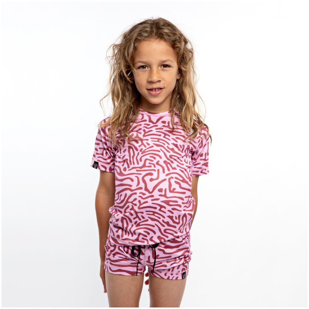 Beach & Bandits Floral Swim Shorts - Coral