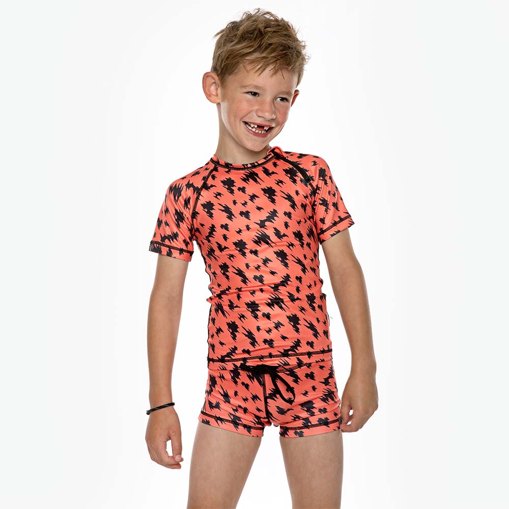 Beach & Bandits Electric Swim Shorts - Red