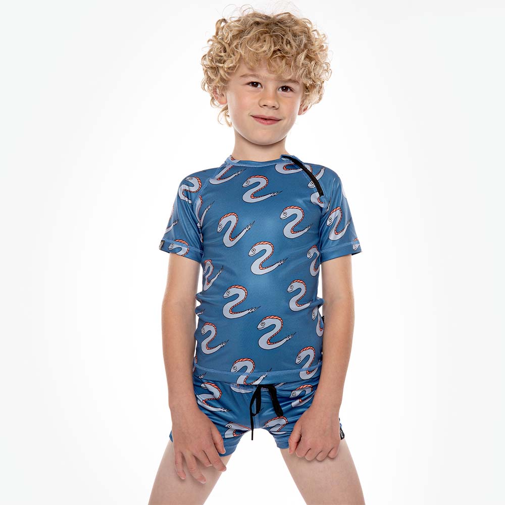 Beach & Bandits Electric Eel Swim Shorts - Blue