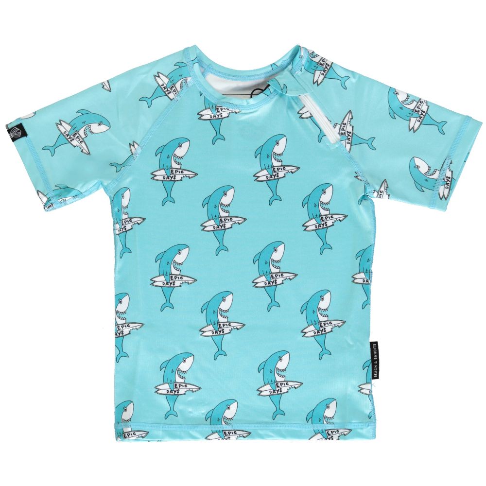 Beach & Bandits Shark Dude Swim T-Shirt