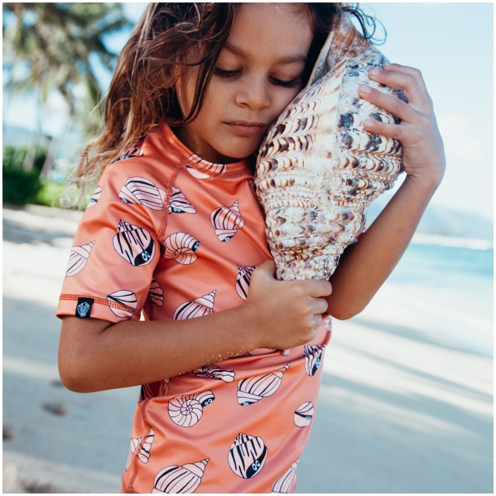 Beach & Bandits Seashell Print Swim T-Shirt