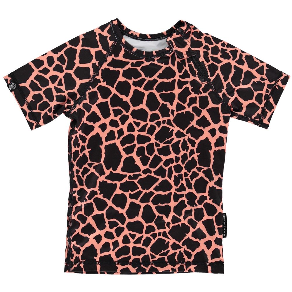 Beach & Bandits Spotted Moray Swim T-Shirt - Black