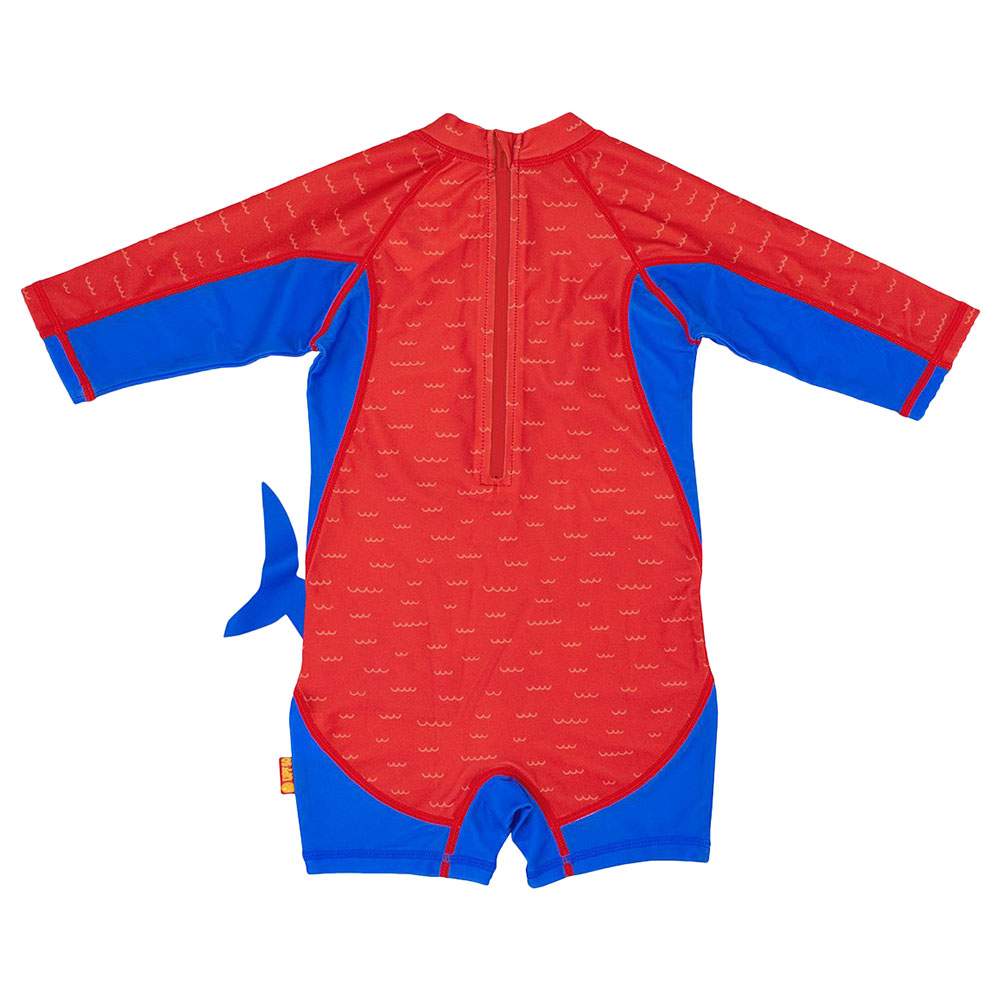 Zoocchini One Piece Surf Suit Shark - Blue