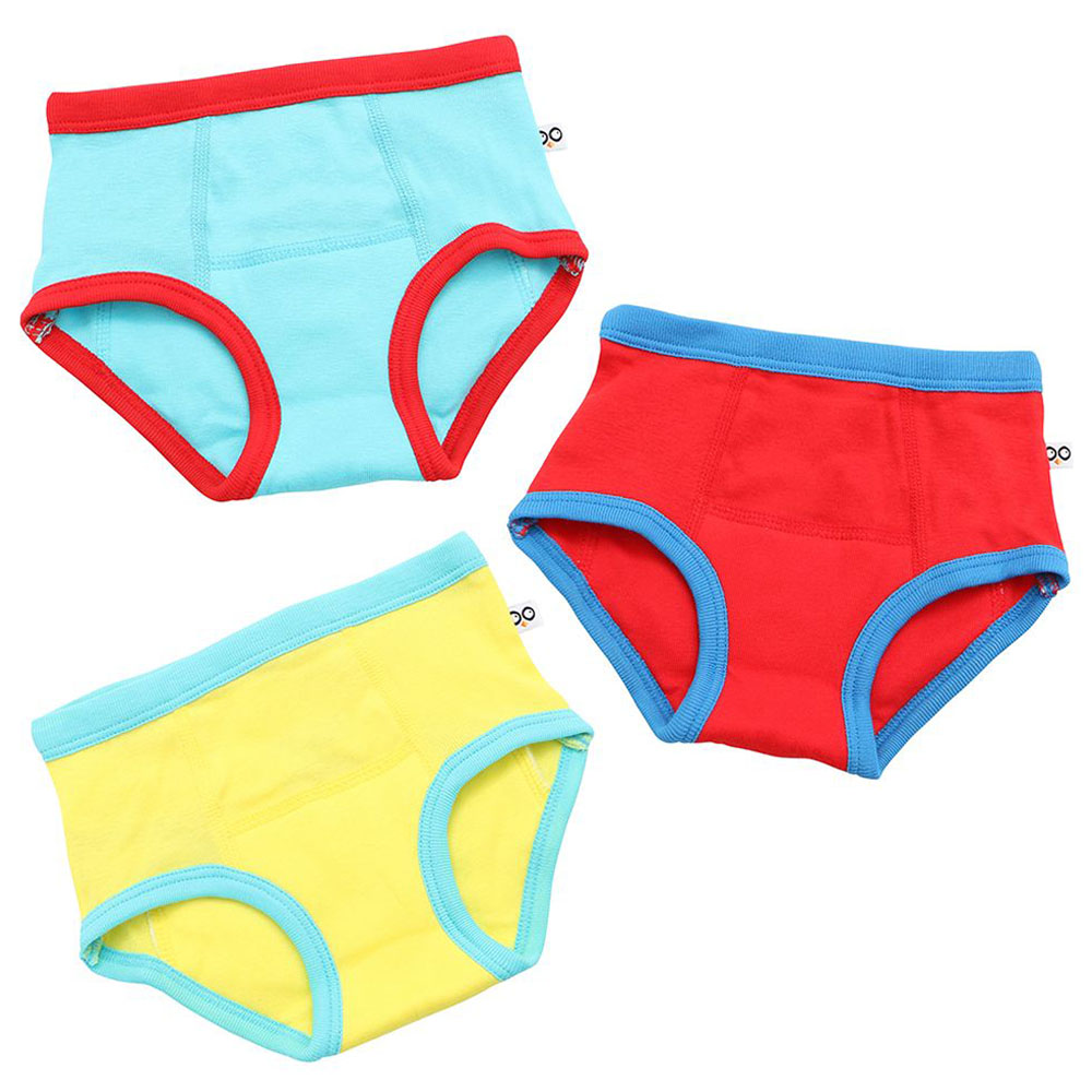 Zoocchini - Toddler Organic Potty Training Pants - Ocean Pals - Pack of 3_2-3 yrs