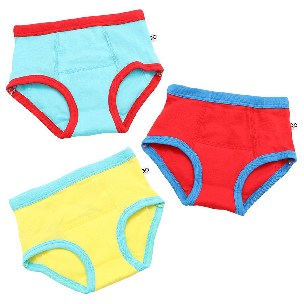 Zoocchini - Toddler Organic Potty Training Pants - Ocean Pals - Pack of 3_3-4 yrs