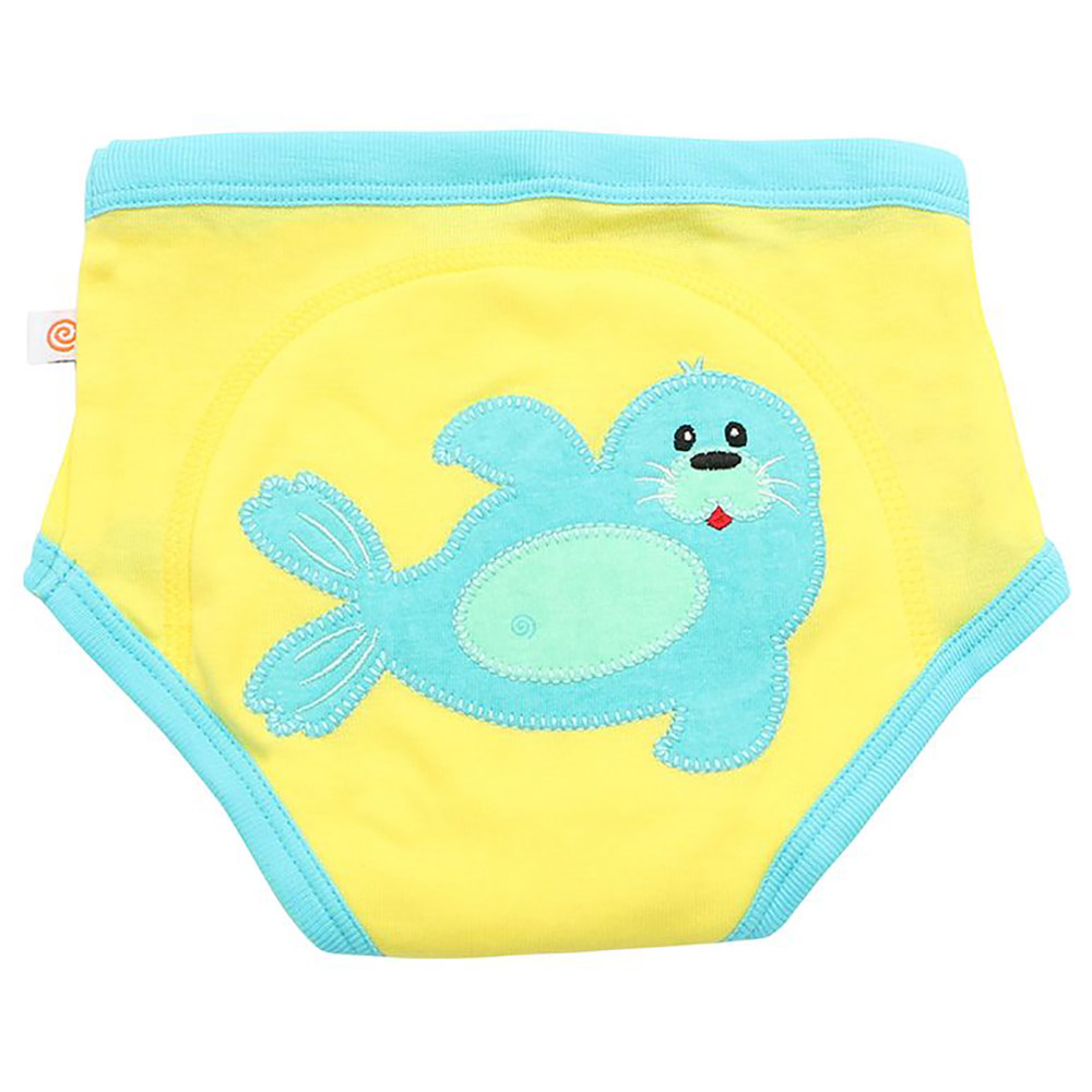 Zoocchini - Toddler Organic Potty Training Pants - Ocean Pals - Pack of 3_3-4 yrs