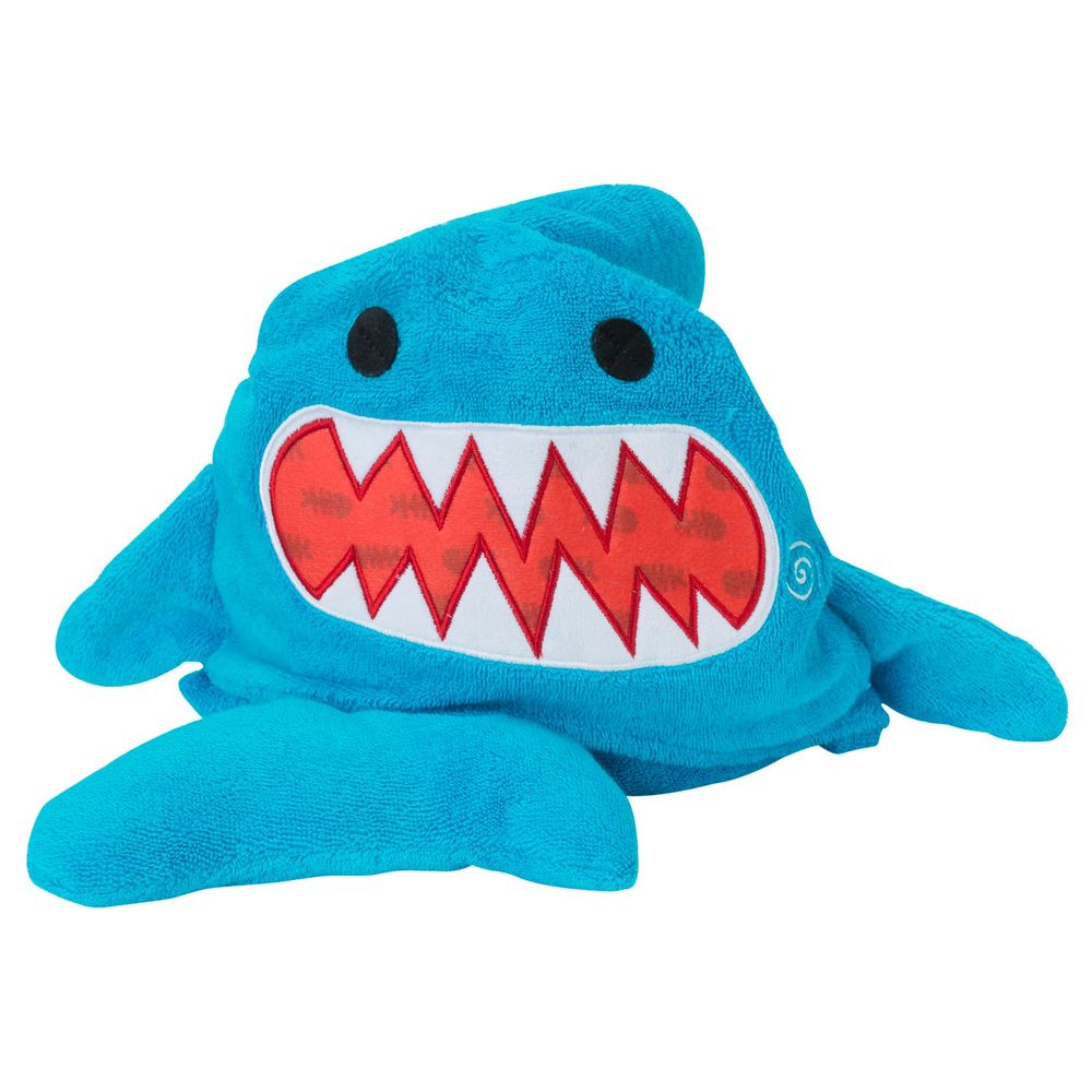Zoocchini - Hooded Towel - Sherman the Shark - Blue