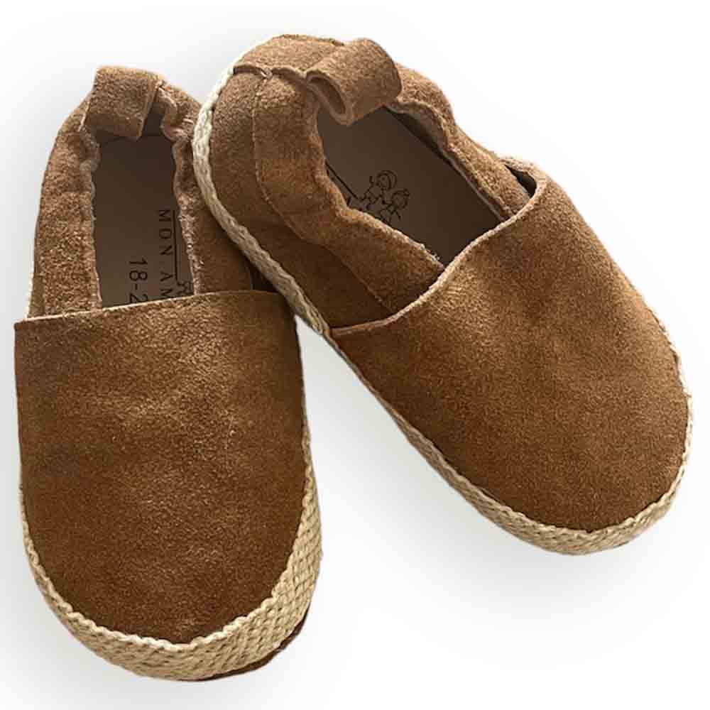 Mon.amelissa Baby & Kids Leather Espadrilles - Brown