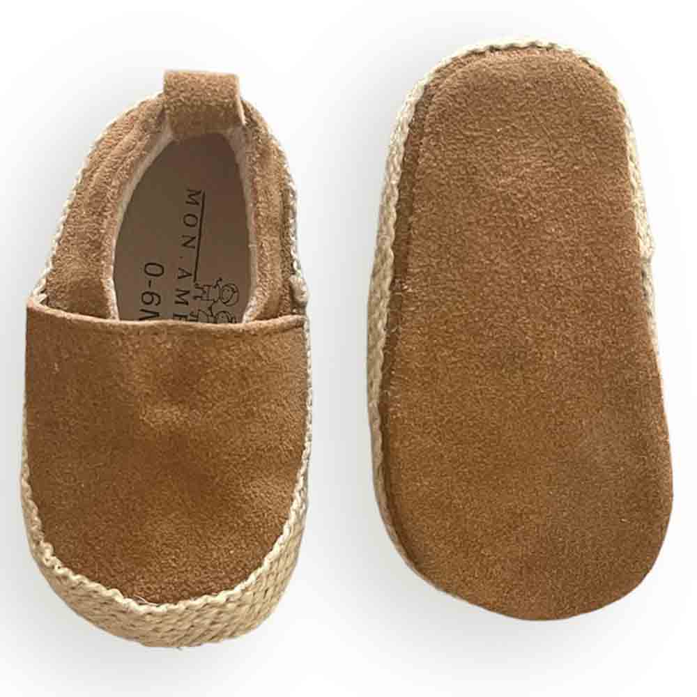 Mon.amelissa Baby & Kids Leather Espadrilles - Brown