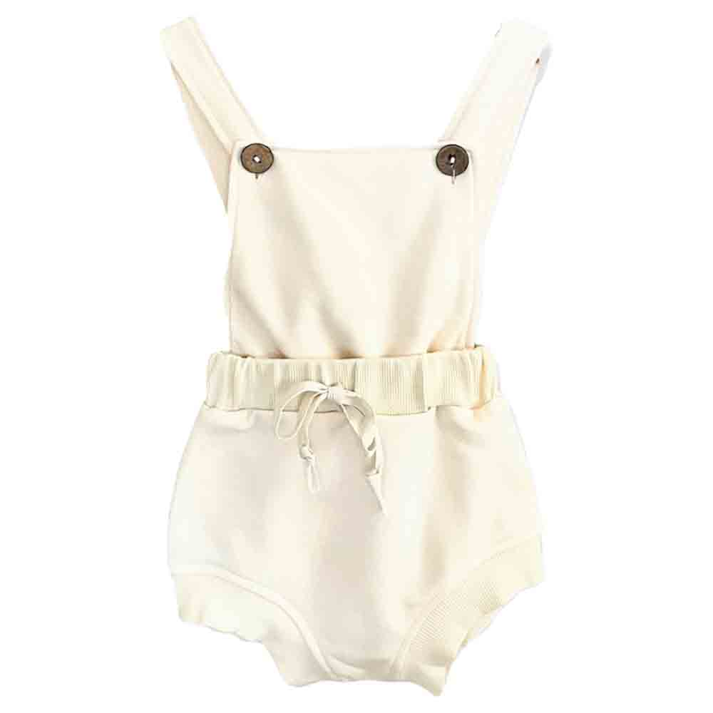 Mon.amelissa French Terry Dungaree Oat