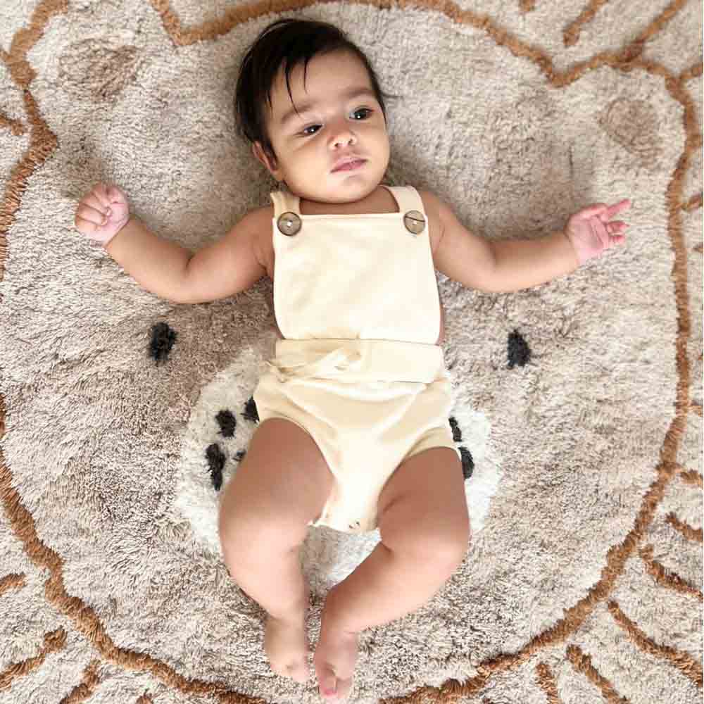 Mon.amelissa French Terry Dungaree Oat