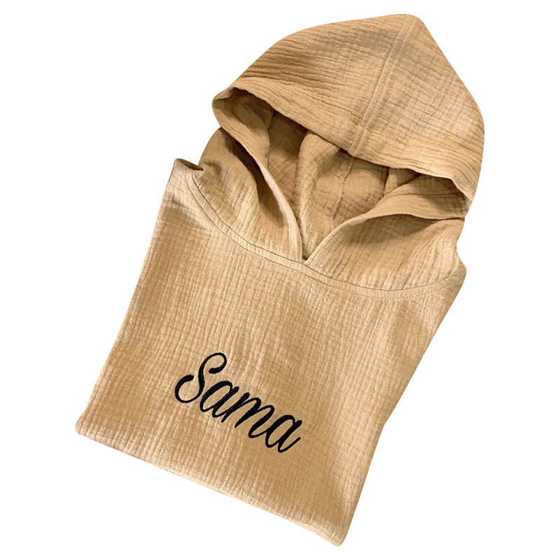 Mon.amelissa Hooded Poncho Caramel - Brown