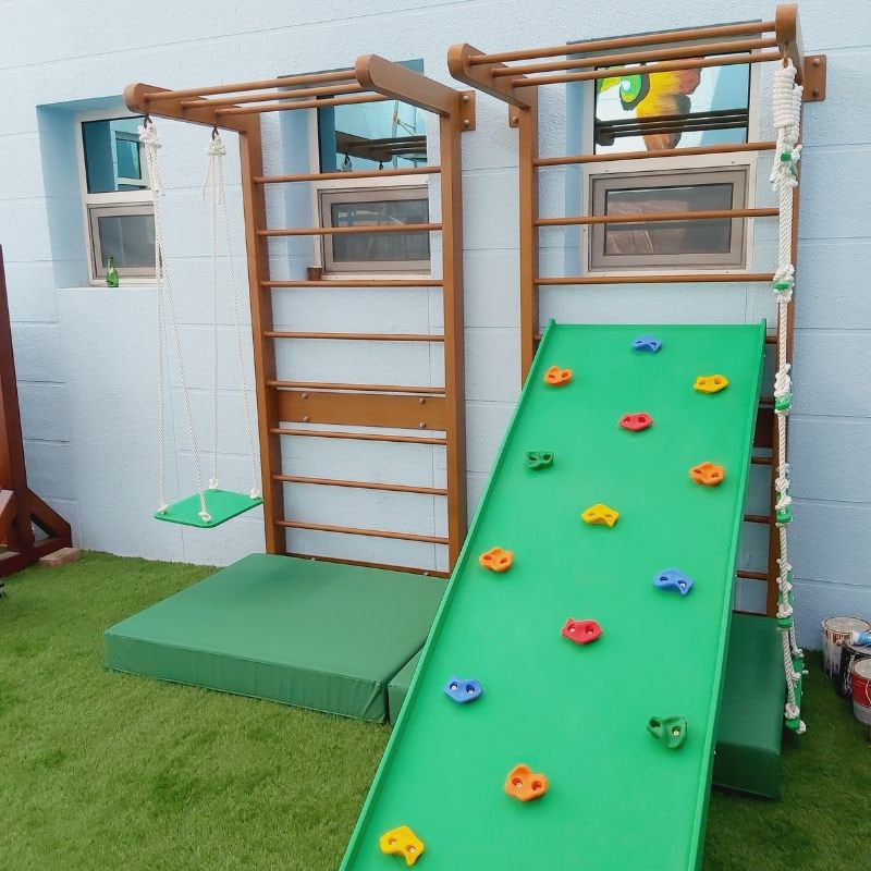 Moon Kids - Double Outdoor Swedish Wall