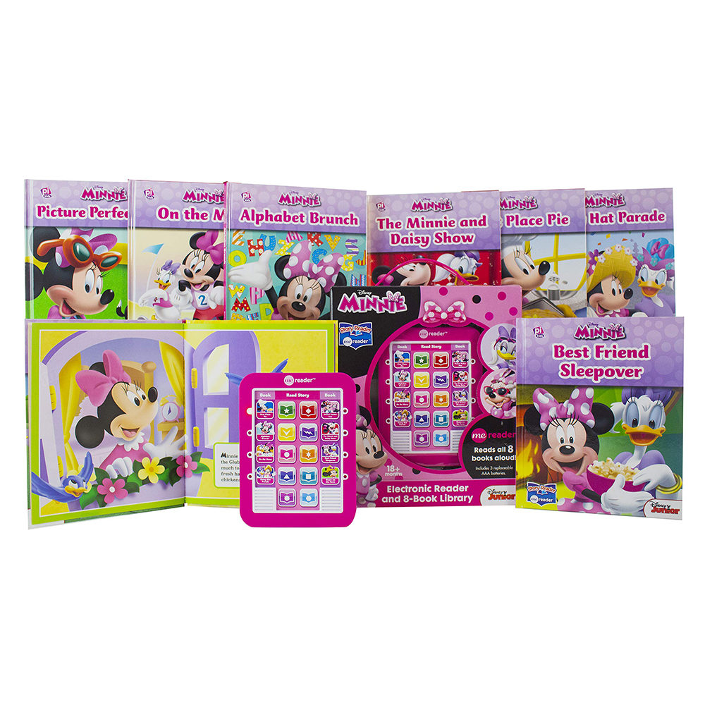 Minnie Electronic Reader & 8-Book Library