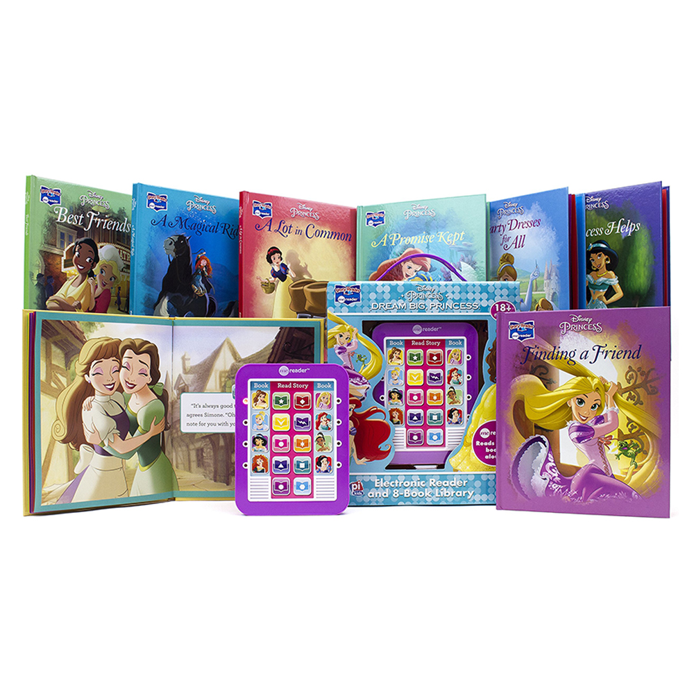 Disney Princess Dream Big Electronic Reader & 8-Book Library