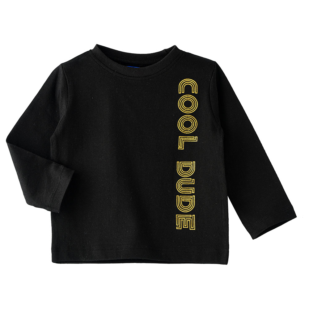 Jam Cool Dude Full Sleeves Top - Black