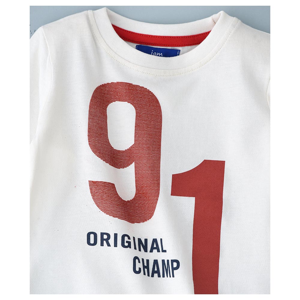 Jam 91 Original Full Sleeves Top - White