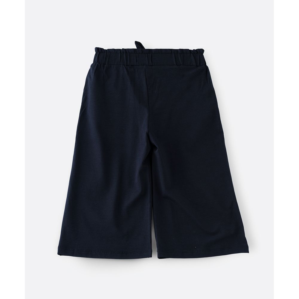 Jelliene Solid Long Skirt - Navy