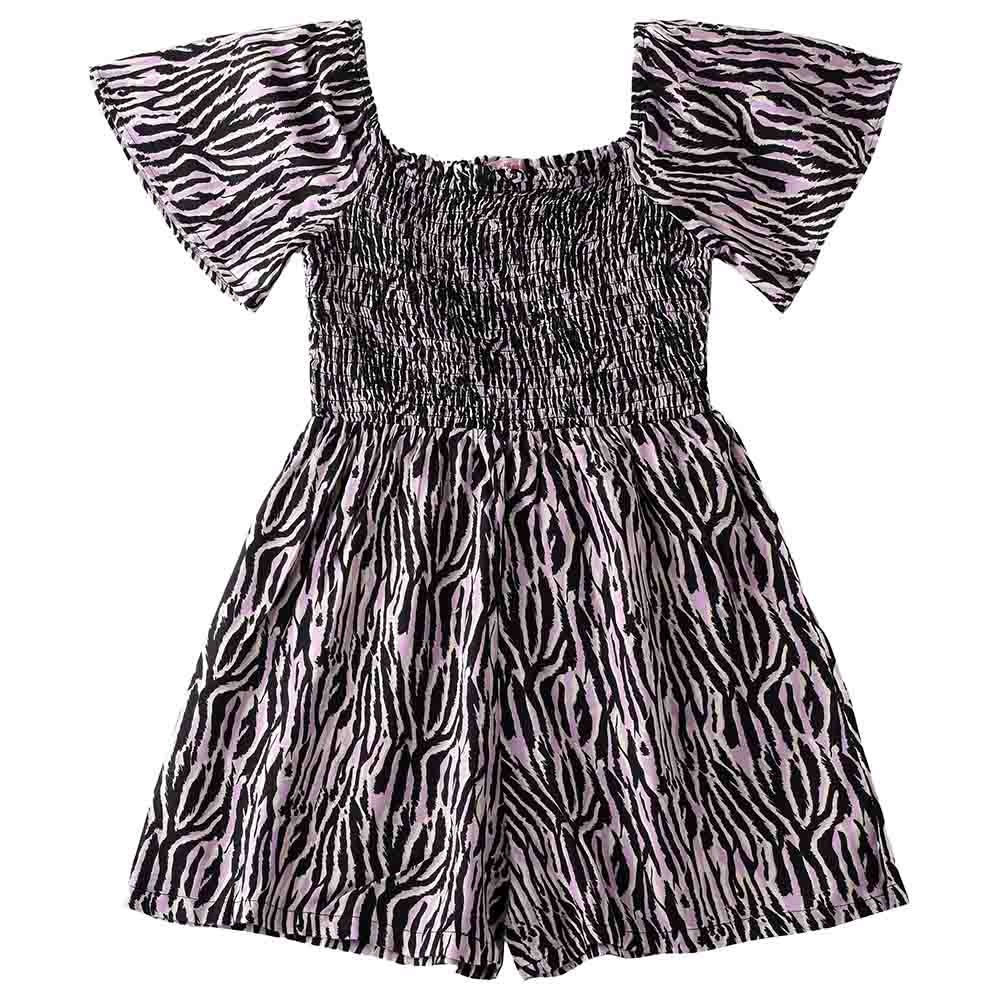 Jelliene All-Over Print Woven Jumpsuit