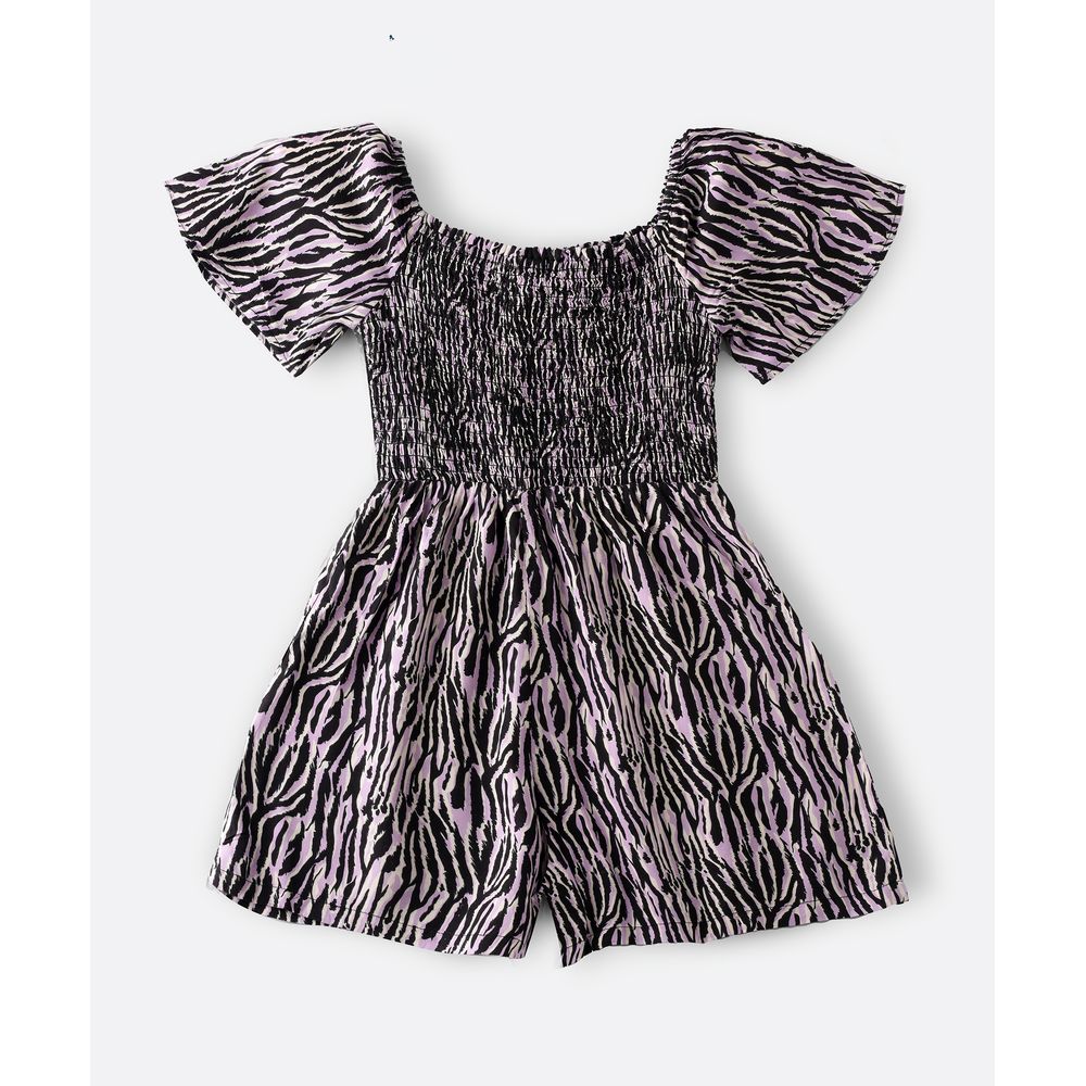 Jelliene All-Over Print Woven Jumpsuit
