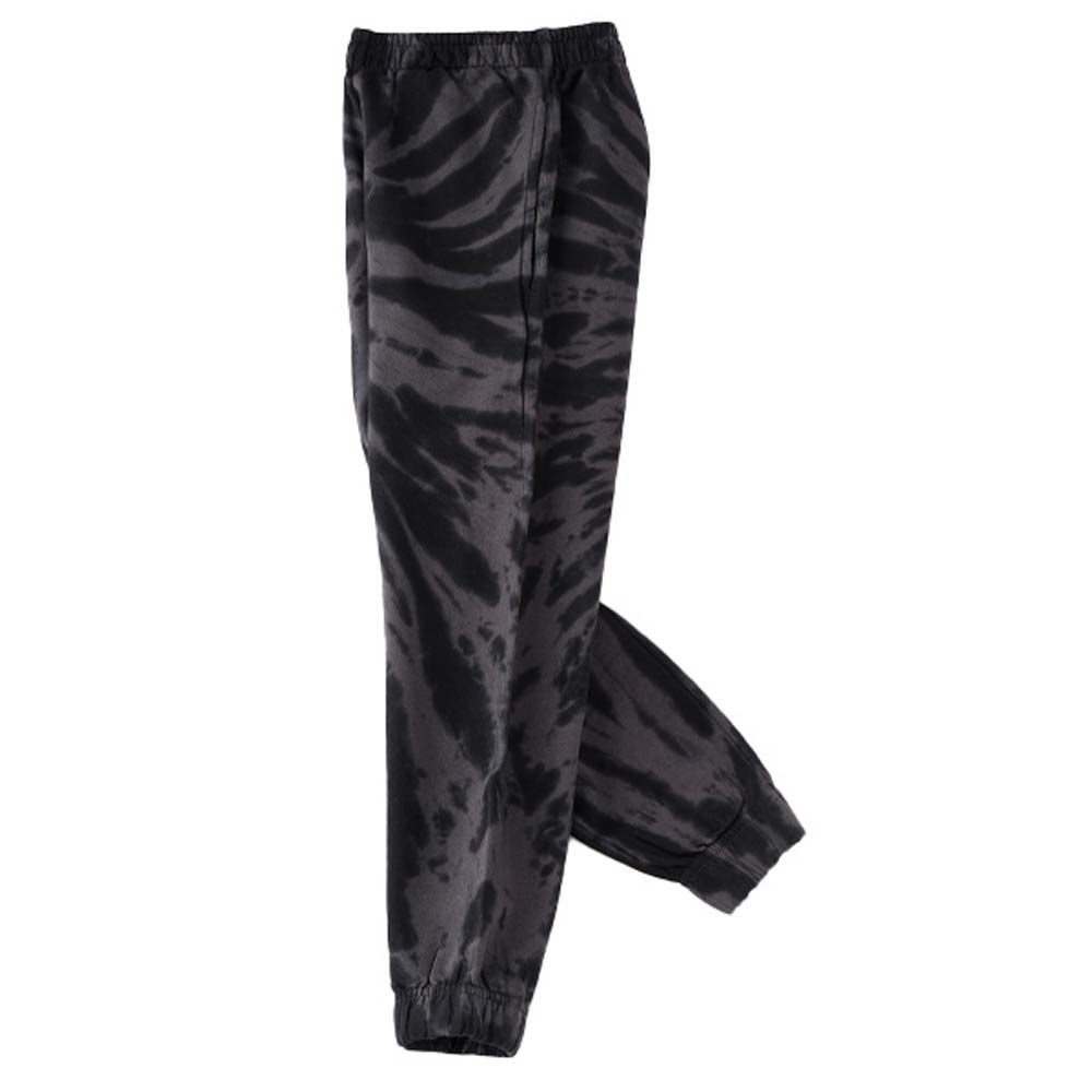 Jelliene Tie-dye Printed Jogger - Black