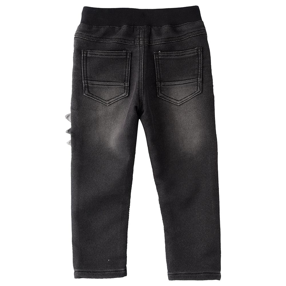 Jam Roar Woven Denim Pants - Black