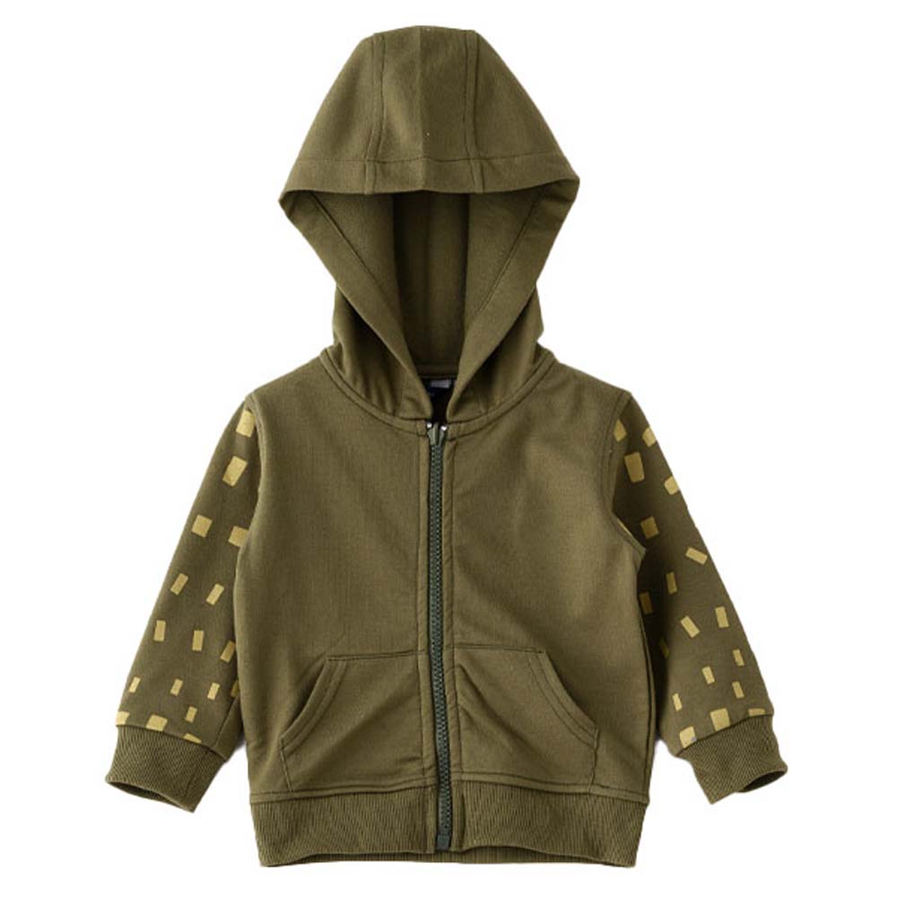 Jam Boys Knitted Jacket with Hoodie - Green