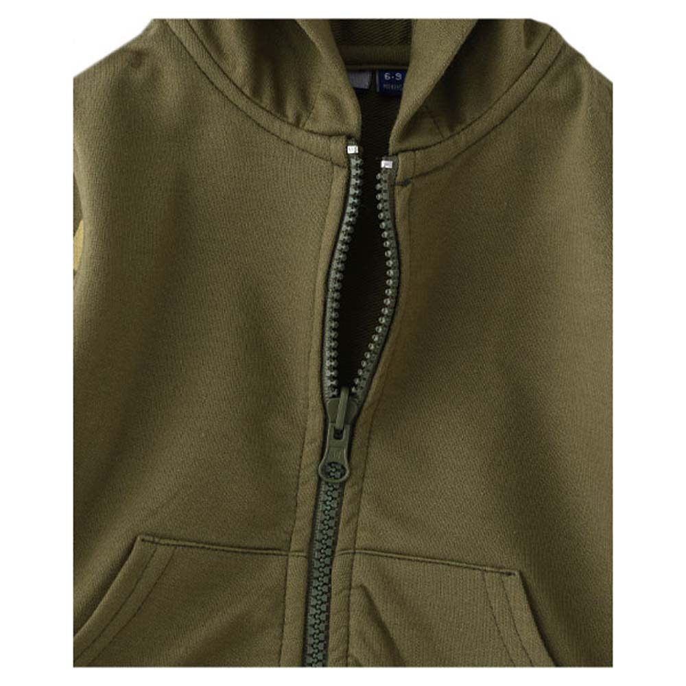 Jam Boys Knitted Jacket with Hoodie - Green