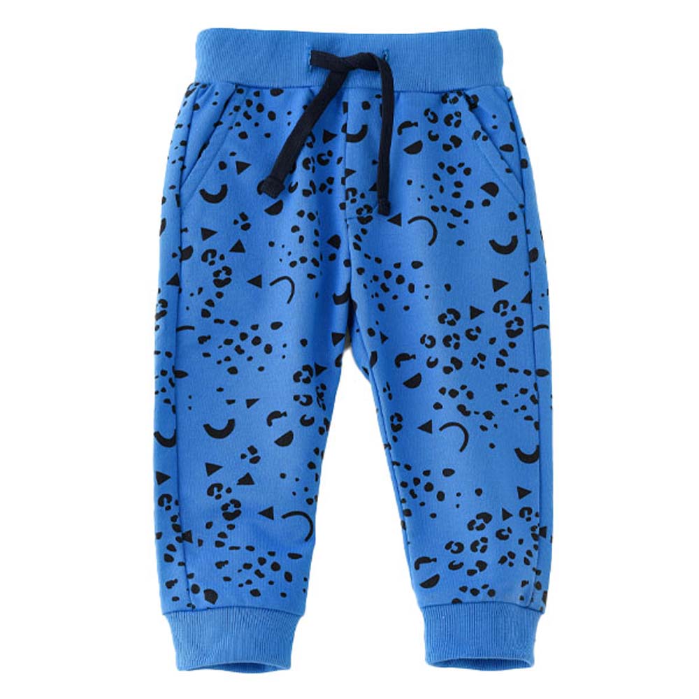 Jam Boys All Over Printed Knitted Jogger - Blue