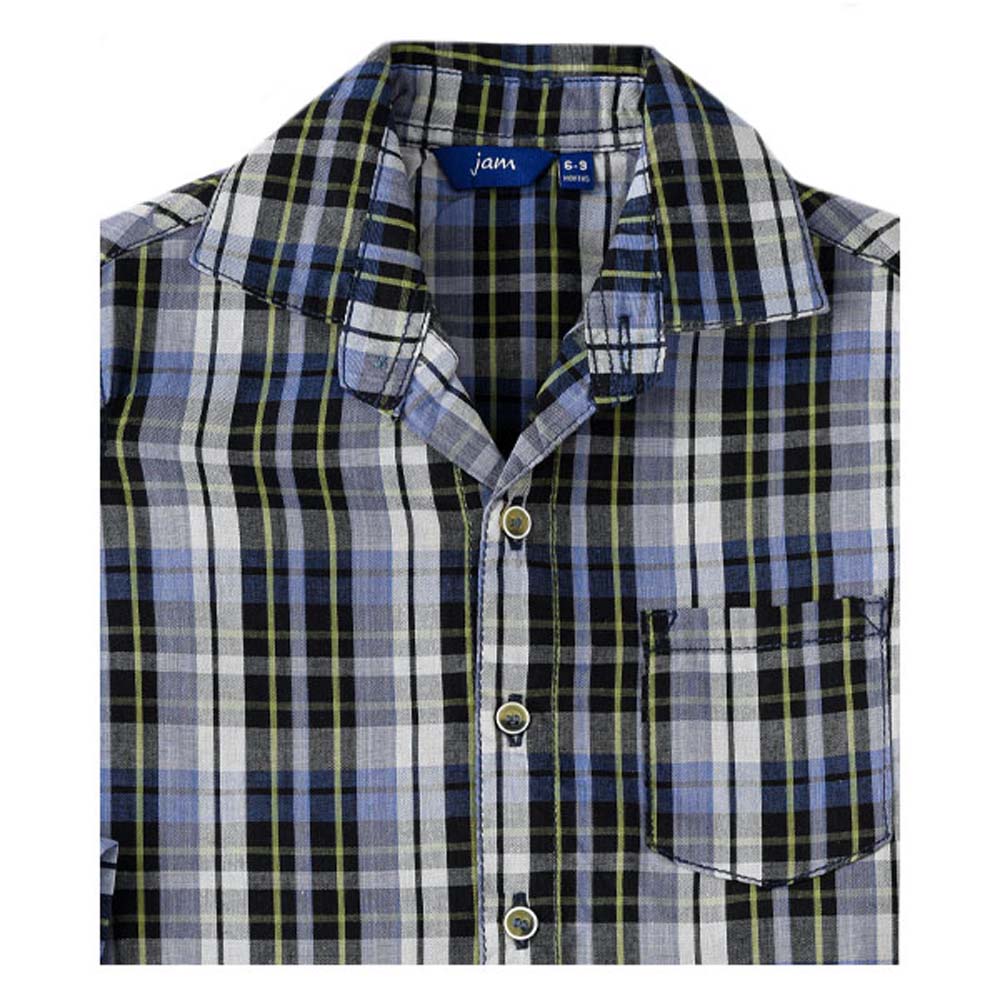 Jam Boys Woven Checks Shirt - Blue