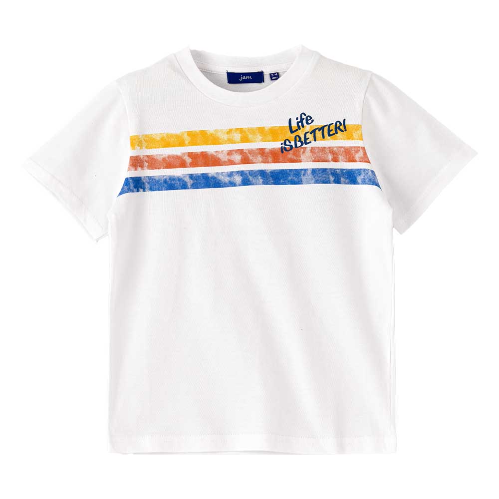 Jam Knit Short Sleeves T-Shirt - White