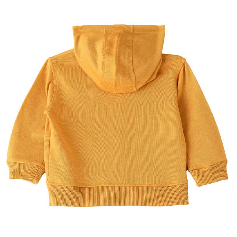 Jam Boys Solid Jacket with Hoodie - Yellow