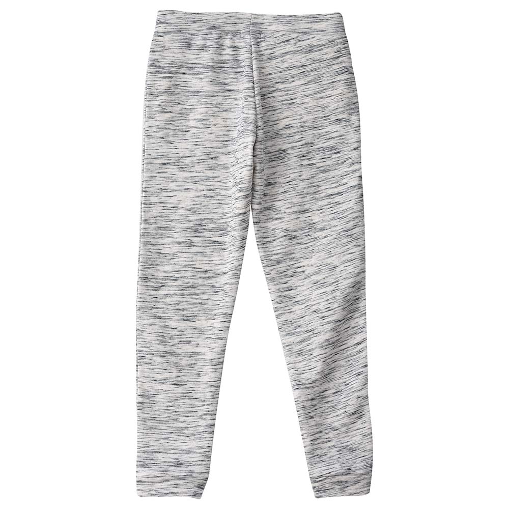 Jelliene Text Printed Knit Jogger Light Melange - Grey