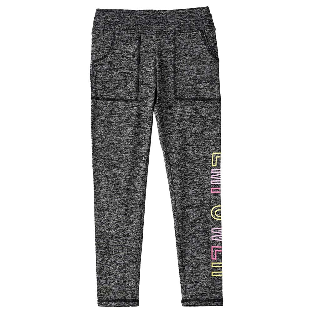 Jelliene Printed Knit Jegging Light Melange - Grey