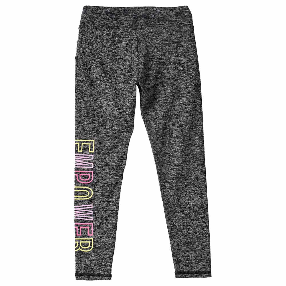 Jelliene Printed Knit Jegging Light Melange - Grey