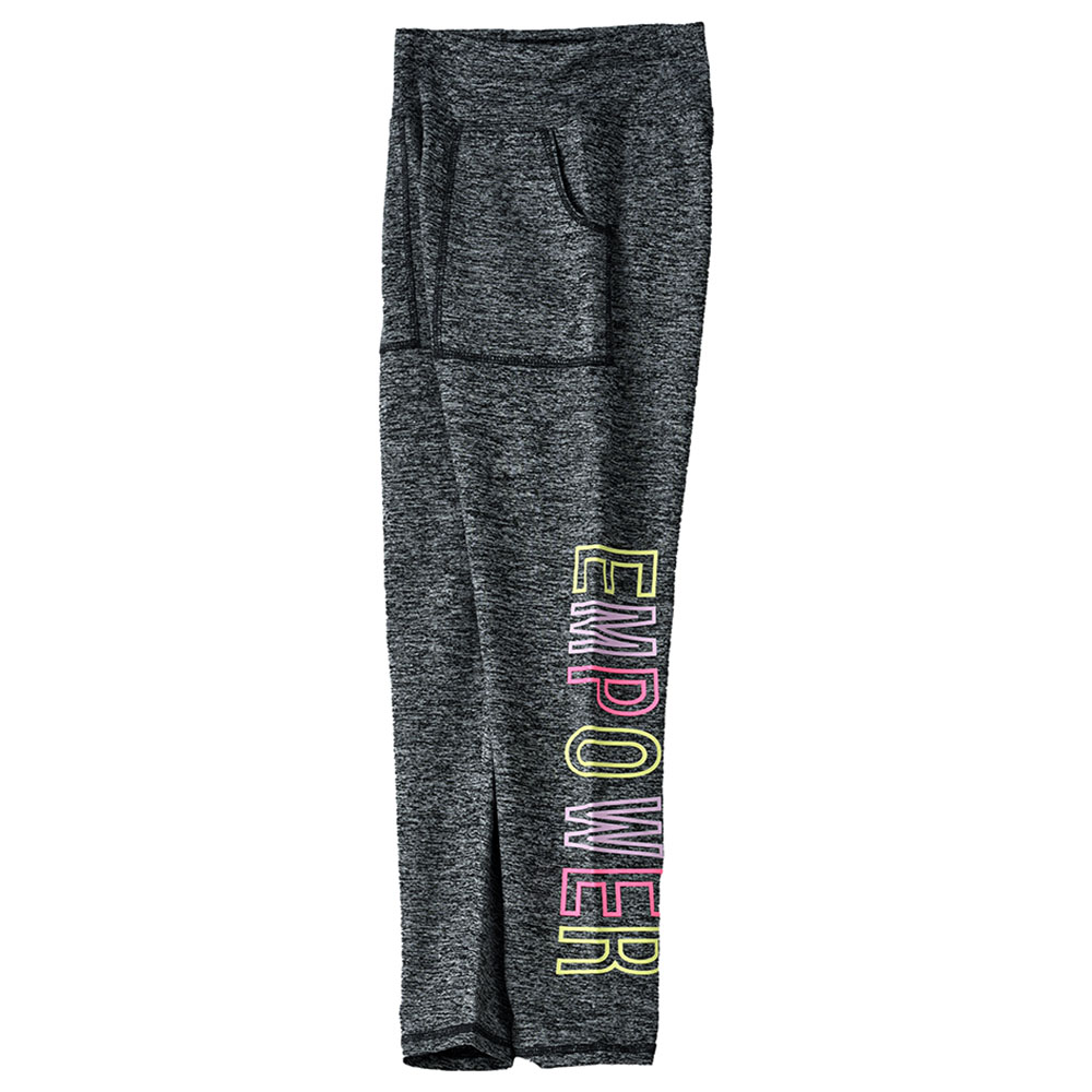Jelliene Printed Knit Jegging Light Melange - Grey